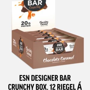 Proteinriegel - ESN DESIGNER BAR CRUNCHY BOX - 12 Riegel á 60 Gramm